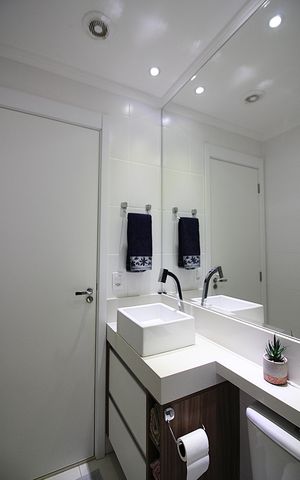 Apartamento à venda com 75m², 3 quartos e 2 vagasBanheiro Social