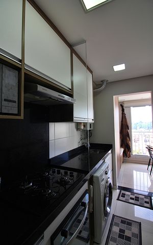 Apartamento à venda com 75m², 3 quartos e 2 vagasCozinha e Área de Serviço