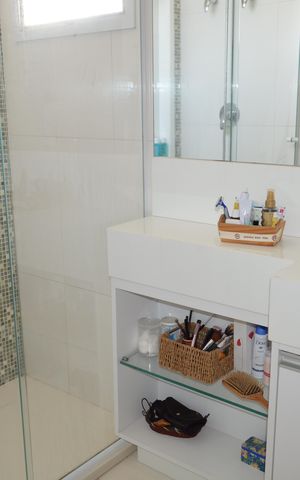 Apartamento à venda com 140m², 3 quartos e 2 vagasBanheiro da Suíte 3