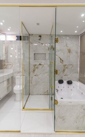 Casa de condomínio à venda com 140m², 3 quartos e 2 vagasBanheiro da Suíte