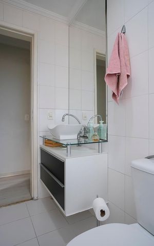 Apartamento à venda com 104m², 3 quartos e 2 vagasBanheiro