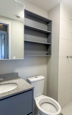 Apartamento para alugar com 42m², 2 quartos e 1 vaga Apartamento para alugar com 42m², 2 quartos e 1 vagaBanheiro