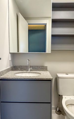 Apartamento para alugar com 42m², 2 quartos e 1 vaga Apartamento para alugar com 42m², 2 quartos e 1 vagaBanheiro