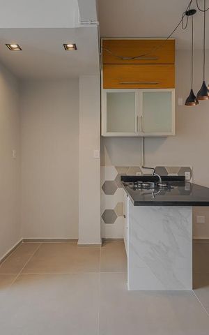 Studio para alugar com 38m², 1 quarto e sem vagaCozinha