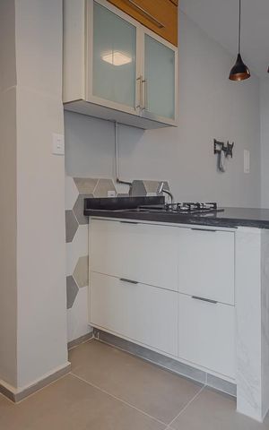 Studio para alugar com 38m², 1 quarto e sem vagaCozinha