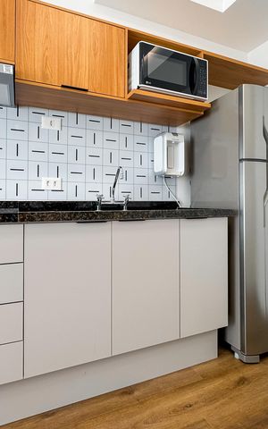 Studio à venda com 21m², 1 quarto e sem vagaCozinha