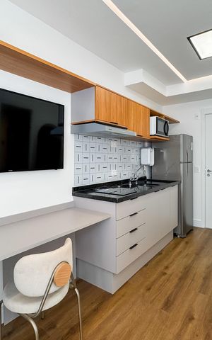 Studio à venda com 21m², 1 quarto e sem vagaStudio