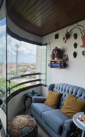 Apartamento à venda com 90m², 3 quartos e 2 vagas Apartamento à venda com 90m², 3 quartos e 2 vagasVaranda da Sala