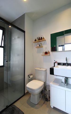 Studio à venda com 24m², 1 quarto e 1 vagaBanheiro