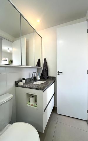 Apartamento à venda com 35m², 1 quarto e sem vaga Apartamento à venda com 35m², 1 quarto e sem vagaBanheiro