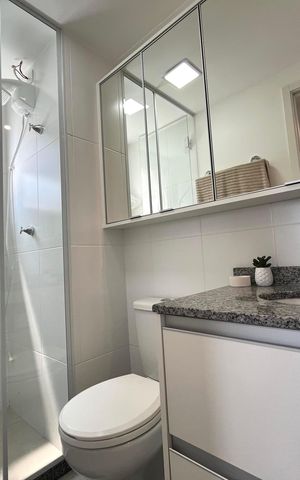 Apartamento à venda com 35m², 1 quarto e sem vaga Apartamento à venda com 35m², 1 quarto e sem vagaBanheiro