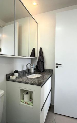 Apartamento à venda com 35m², 1 quarto e sem vaga Apartamento à venda com 35m², 1 quarto e sem vagaBanheiro