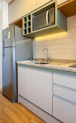 Apartamento para alugar com 27m², 1 quarto e sem vaga Apartamento para alugar com 27m², 1 quarto e sem vagaCozinha