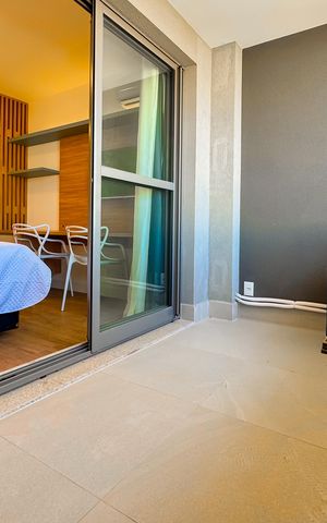 Apartamento para alugar com 27m², 1 quarto e sem vaga Apartamento para alugar com 27m², 1 quarto e sem vagaVaranda