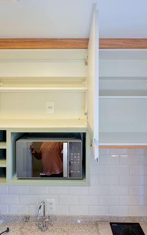 Apartamento para alugar com 27m², 1 quarto e sem vaga Apartamento para alugar com 27m², 1 quarto e sem vagaCozinha - Armários