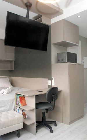 Studio à venda com 25m², 1 quarto e 1 vagaStudio - Sala / Quarto