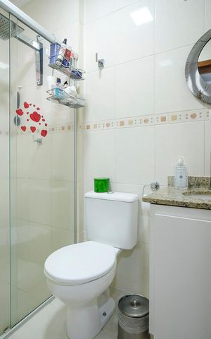 Apartamento para alugar com 92m², 3 quartos e 3 vagasBanheiro da suíte