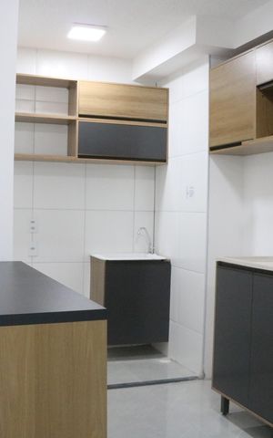 Apartamento para alugar com 40m², 2 quartos e sem vagaCozinha e Área de Serviço