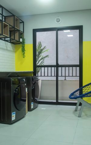Apartamento para alugar com 26m², 1 quarto e sem vagaÁrea comum - Lavanderia