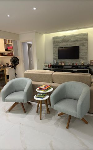 Apartamento à venda com 125m², 3 quartos e 3 vagas Apartamento à venda com 125m², 3 quartos e 3 vagasSala