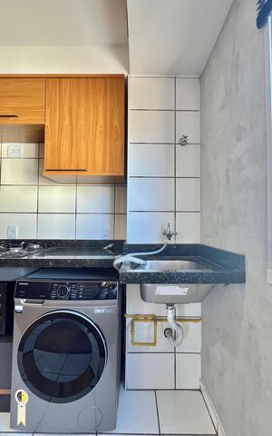 Apartamento para alugar com 40m², 2 quartos e sem vaga Apartamento para alugar com 40m², 2 quartos e sem vagaÁrea de Serviço