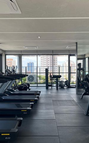 Studio para alugar com 25m², 1 quarto e sem vaga Studio para alugar com 25m², 1 quarto e sem vagaÁrea comum - Academia