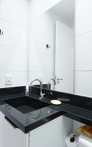 Apartamento à venda com 30m², 1 quarto e sem vagaBanheiro da Suíte