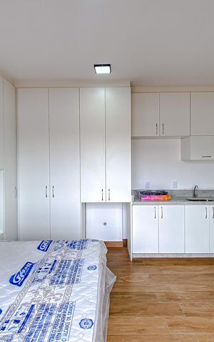 Studio à venda com 27m², 1 quarto e sem vagaStudio