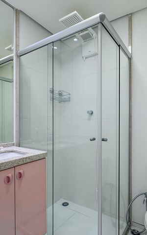 Apartamento para alugar com 60m², 1 quarto e 1 vaga Apartamento para alugar com 60m², 1 quarto e 1 vagaBanheiro da Suíte