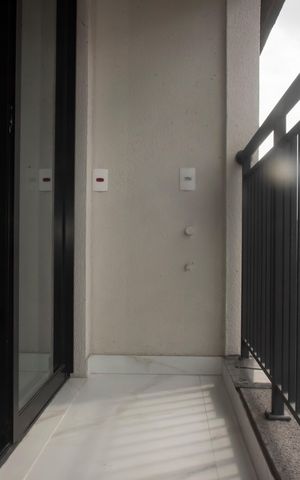 Studio à venda com 26m², 1 quarto e sem vagaVaranda