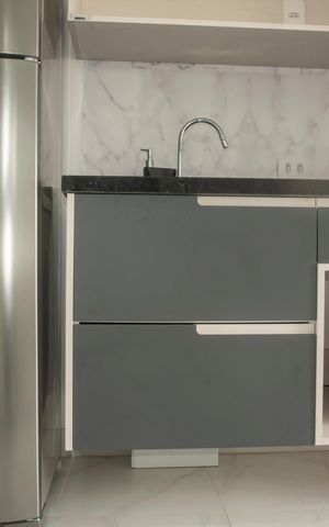 Studio à venda com 26m², 1 quarto e sem vagaCozinha