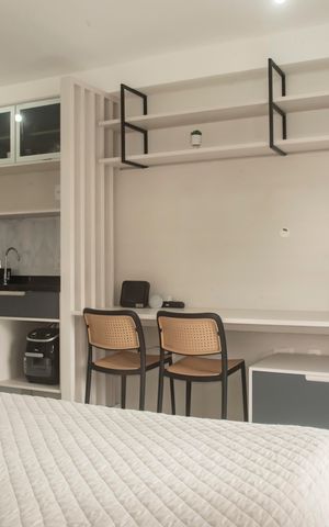 Studio à venda com 26m², 1 quarto e sem vagaStudio