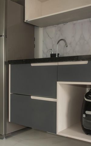 Studio à venda com 26m², 1 quarto e sem vagaCozinha