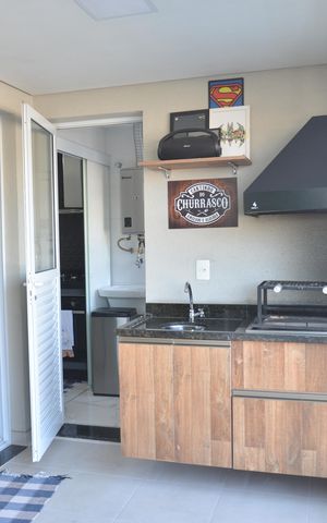 Apartamento à venda com 63m², 2 quartos e 1 vagaVaranda gourmet