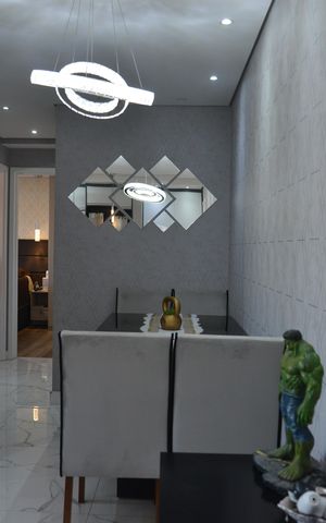 Apartamento à venda com 63m², 2 quartos e 1 vagaSala