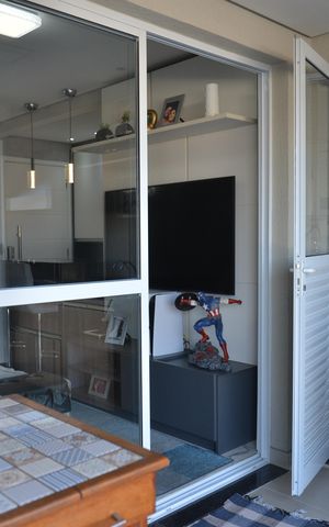 Apartamento à venda com 63m², 2 quartos e 1 vagaVaranda gourmet