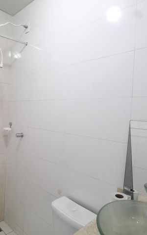 Casa de condomínio para alugar com 90m², 3 quartos e 3 vagasBanheiro Social 2