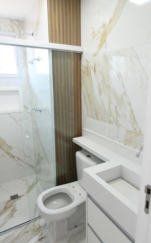 Apartamento à venda com 65m², 2 quartos e 2 vagasBanheiro 1