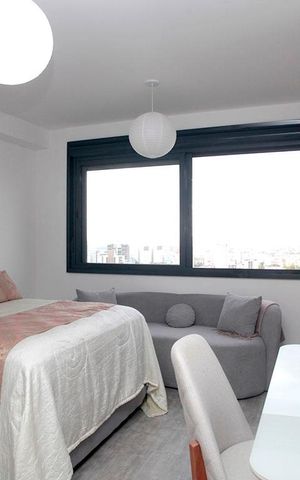Studio à venda com 35m², 1 quarto e 1 vagaStudio - Sala / Quarto