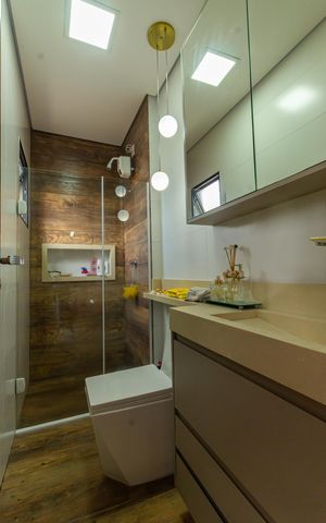 Apartamento à venda com 45m², 2 quartos e 1 vaga Apartamento à venda com 45m², 2 quartos e 1 vagaBanheiro
