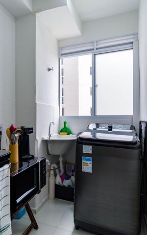 Apartamento para alugar com 43m², 2 quartos e sem vaga Apartamento para alugar com 43m², 2 quartos e sem vagaÁrea de Serviço
