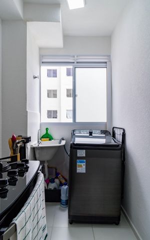 Apartamento para alugar com 43m², 2 quartos e sem vaga Apartamento para alugar com 43m², 2 quartos e sem vagaÁrea de Serviço