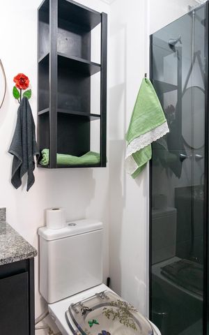 Apartamento para alugar com 29m², 1 quarto e sem vaga Apartamento para alugar com 29m², 1 quarto e sem vagaBanheiro