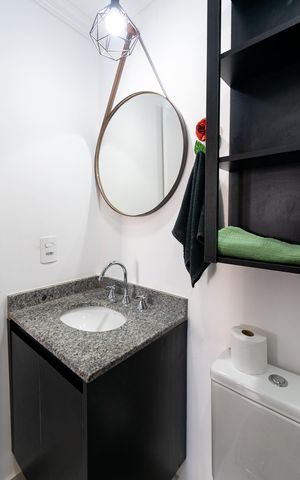 Apartamento para alugar com 29m², 1 quarto e sem vaga Apartamento para alugar com 29m², 1 quarto e sem vagaBanheiro