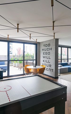 Apartamento para alugar com 29m², 1 quarto e sem vaga Apartamento para alugar com 29m², 1 quarto e sem vagaSalão de jogos