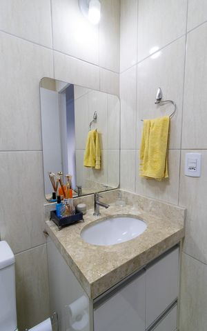 Apartamento à venda com 70m², 2 quartos e 1 vaga Apartamento à venda com 70m², 2 quartos e 1 vagaBanheiro