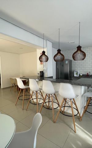 Apartamento à venda com 38m², 2 quartos e 1 vaga Apartamento à venda com 38m², 2 quartos e 1 vagaÁrea comum - Salão de festas
