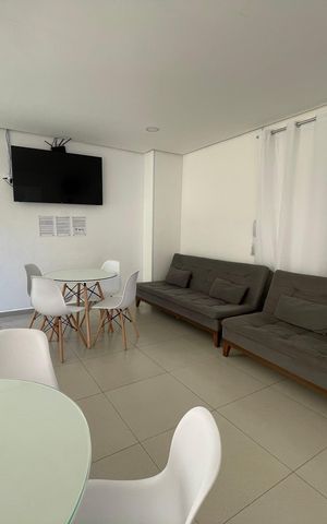 Apartamento à venda com 38m², 2 quartos e 1 vaga Apartamento à venda com 38m², 2 quartos e 1 vagaÁrea comum - Salão de festas