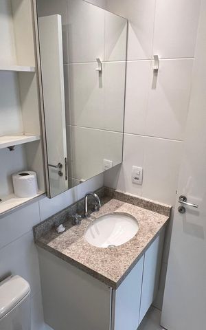 Studio à venda com 35m², 1 quarto e 1 vaga Studio à venda com 35m², 1 quarto e 1 vagaBanheiro da Suíte