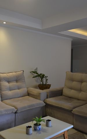 Apartamento à venda com 136m², 3 quartos e 2 vagasSala